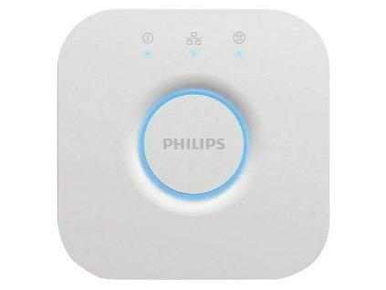 Ovládanie osvetlenia Philips Hue Bridge 2.0 / technológia ZigBee / plast / biela