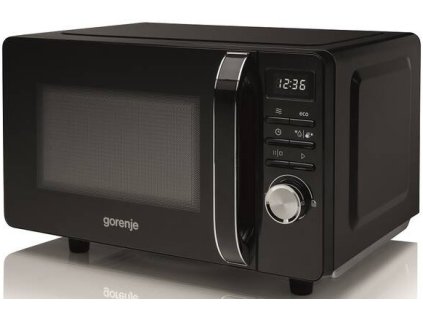 Mikrovlnná rúra Gorenje MO20S4BC / 700 W / 20 l / čierna