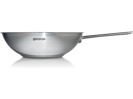 Nepriľnavá panvica WOK Gorenje / CHEF'S COLLECTION / CWWA01HC / 30,0 cm / Nerezová oceľ
