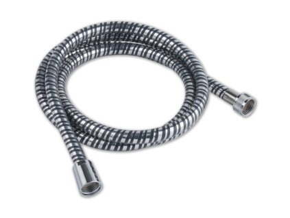Sprchová hadica Home Ideas 12,7 mm / 1/2" 2 m / strieborná čierna