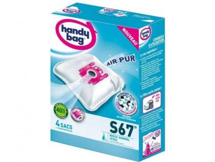 Vrecká do vysávača Handy Bag S67, príslušenstvo vysávača, 4 ks / biele