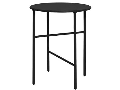 Záhradný stôl Envy Pesetos Ø 40 cm / čierny
