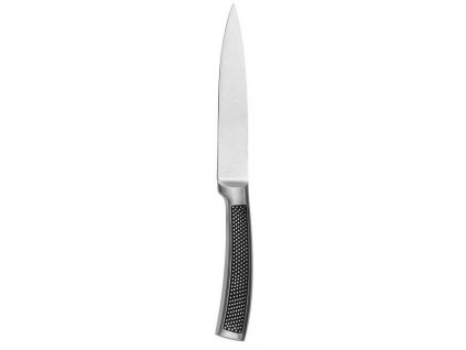 Kuchynský nôž Bergner Harley na zeleninu / 12,5 cm / strieborný / čierny