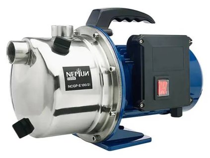 Záhradné čerpadlo NCGP-E 100/2 i vrátane hadice, 1000 W, 4600 l/h, 4,5 bar / modrá / čierna