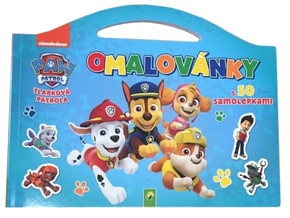 Omaľovánka s 50 samolepkami / Paw Patrol