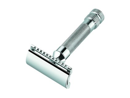 DOVO Solingen classic mokrý holiaci strojček Merkur 34 C Heavy Duty Safety Razor / chróm
