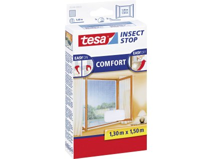 tesa® Insect Stop Comfort Sieť proti hmyzu / 1,3 m x 1,5 m / biela