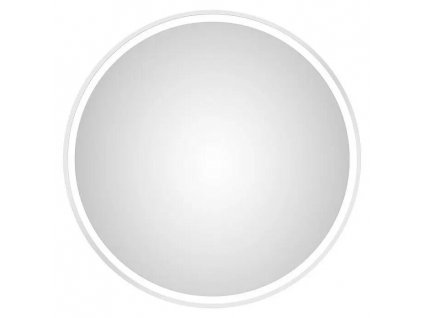 Okrúhle zrkadlo s LED svetlom DSK Desire / 15 W / Ø 55 cm / biele