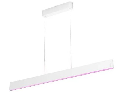 Závesné svietidlo Philips Hue Ensis LED / 79 W / 129,9 x 4 x 157 cm / biela