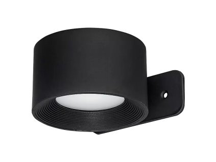 Akumulátorové nástenné LED svietidlo so stmievaním / 2 W / čierne