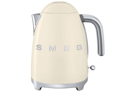 Čajník Smeg 50. rokov KLF03CREU / 2400 W / 1,7 l / lesklá krémová