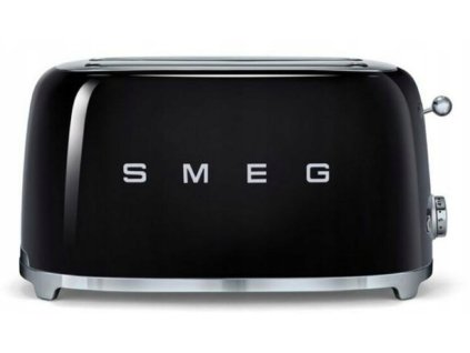 Smeg hriankovač TSF02BLEU v štýle 50. rokov / 2 x 4 / 1500 W / čierny lesk