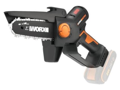 Worx PowerShare 20V akumulátorová vyvetvovacia píla WG325E.9 / reťaz WA0142 / 20 V / BEZ AKUMULÁTORA A NABÍJAČKY