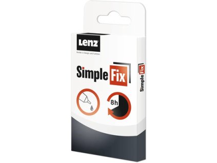 Lepiaca súprava Lenz Simple Fix / pre kúpeľne / transparentná