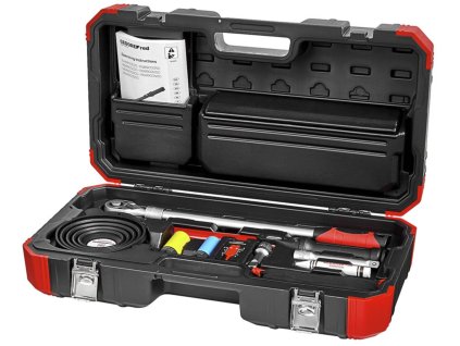 Gedore RED Sada nástrojov na montáž kolies R68903011 s kufríkom / 11 kusov / plast / oceľ / 40-200 Nm / čierna