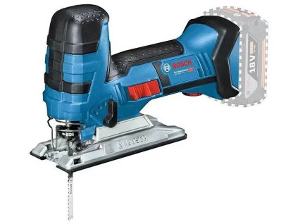 Bosch Professional akumulátorová okružná píla AmpShare 18 V - LI / bez akumulátora / voľnobežné otáčky 550 - 2700 zdvihov/min / modrá/čierna