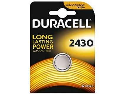 Duracell Lithium DL2430 BL1 gombíková batéria / 285 mAh / 3 V