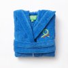 Detský župan United Colors of Benetton 100 vlna / modrá / 7-9 rokov Unisex
