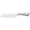 Kuchynský nôž Bergner Santoku / 17,5 cm / nerezová oceľ / strieborný