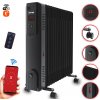Olejový radiátor DMS Germany OR-13BW / 2500 W / Wi-Fi / čierny