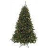Vianočný stromček Bristlecone s integrovaným osvetlením / 144 LED diód / borovica / 155 cm / PVC/PE / zelená