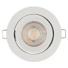 Ledvance Simple Dim sada vstavaných LED svietidiel / 3 ks / Ø 8,7 cm / 5 W / teplá biela / 400 lm / hliník / plast / biela