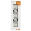 Sada 3 LED reflektorov Ledvance Simple Dim / 5 W / teplá biela / hliník/plast