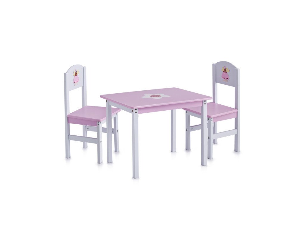 Dětský stolek PRINCESS + 2 židličky, ZELLER