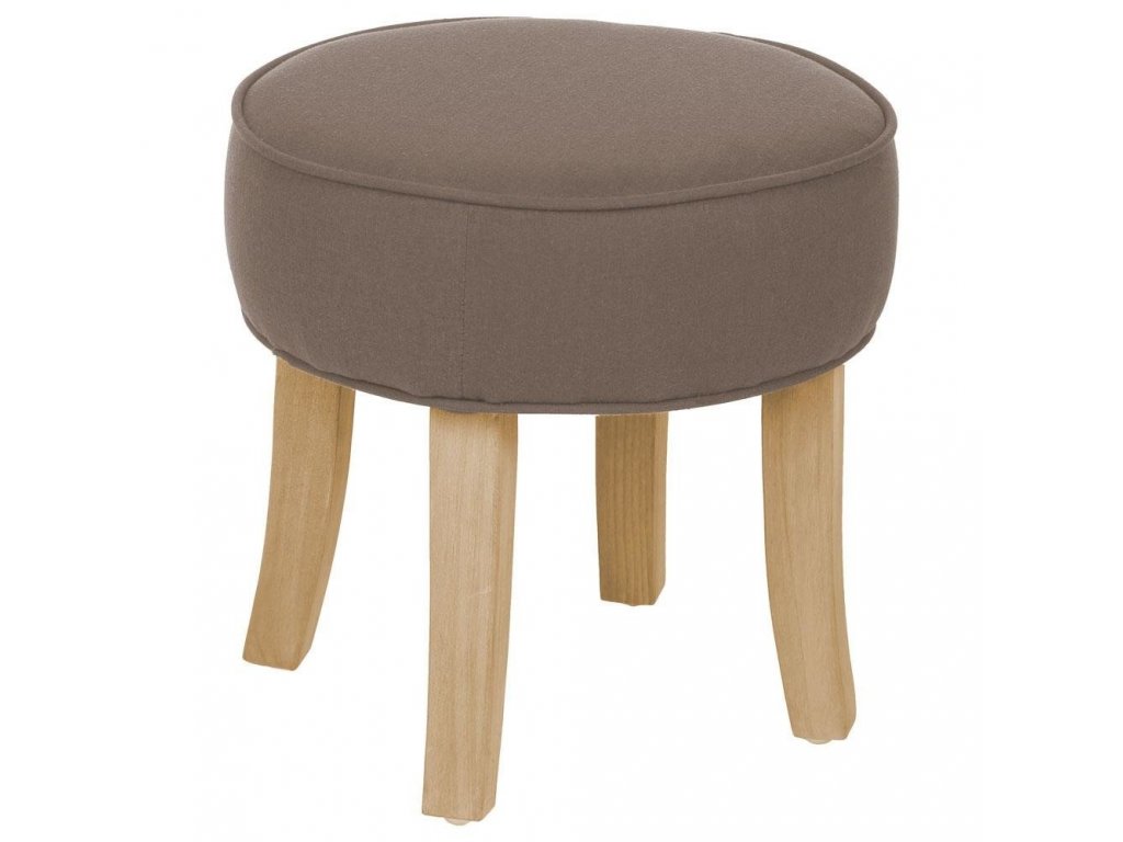Měkká čalouněná stolička ADRIEL toaletní stolek - tmavá barva