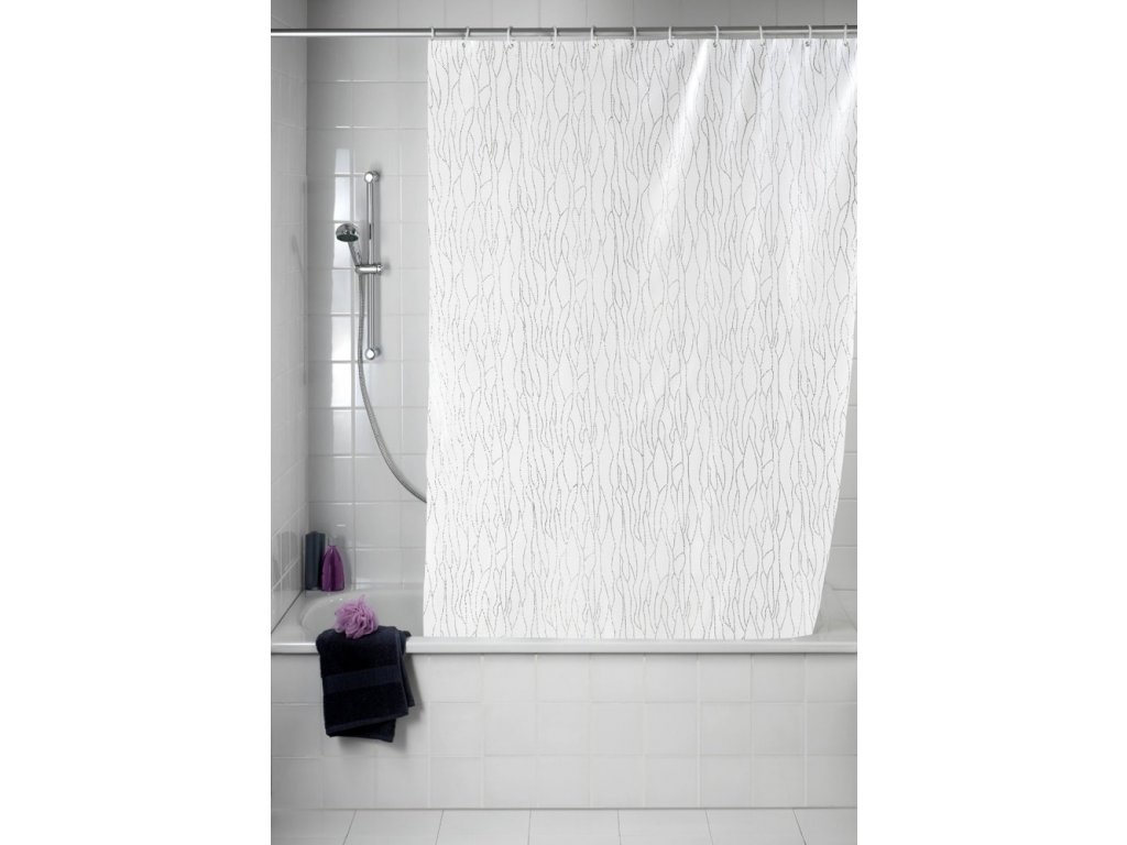 Sprchový závěs, textilní, Deluxe, 180x200 cm, WENKO