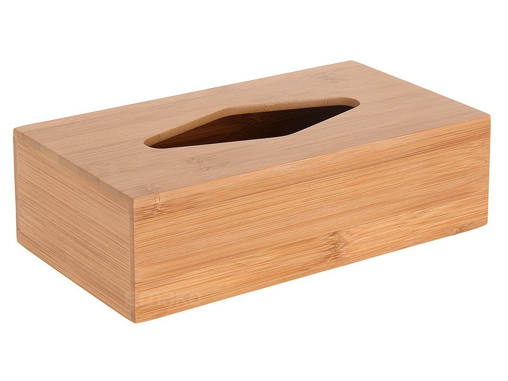 Krabička na papírové kapesníčky BAMBUS, 25x12x11 cm