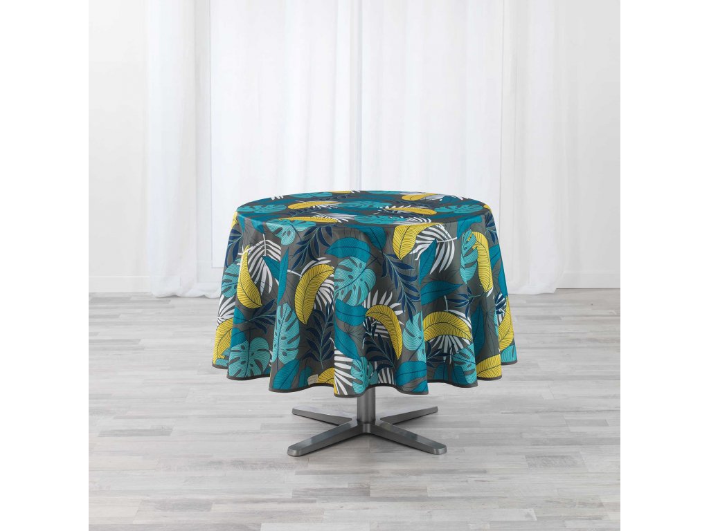 Kulatý ubrus JUNGLE, polyester, O 180 cm