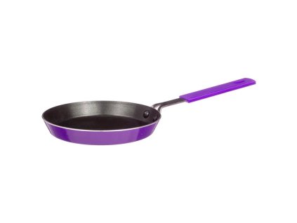 Pánev na míchaná vajíčka, nepřilnavý povrch, fialová barva, ?14 cm