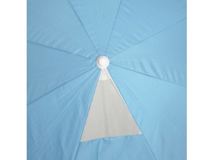 Plážový deštník s funkcí ochrany proti větru, 160x118x113 cm
