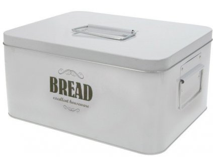 Kovový pekárna - pekárna s víkem, kontejner na chléb BIN TIN