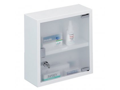 Kovová lékárnička, skříňka na léky - 2 úrovně, ZELLER