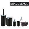 Koupelnový koš BRASIL BLACK - 6,5 l, WENKO