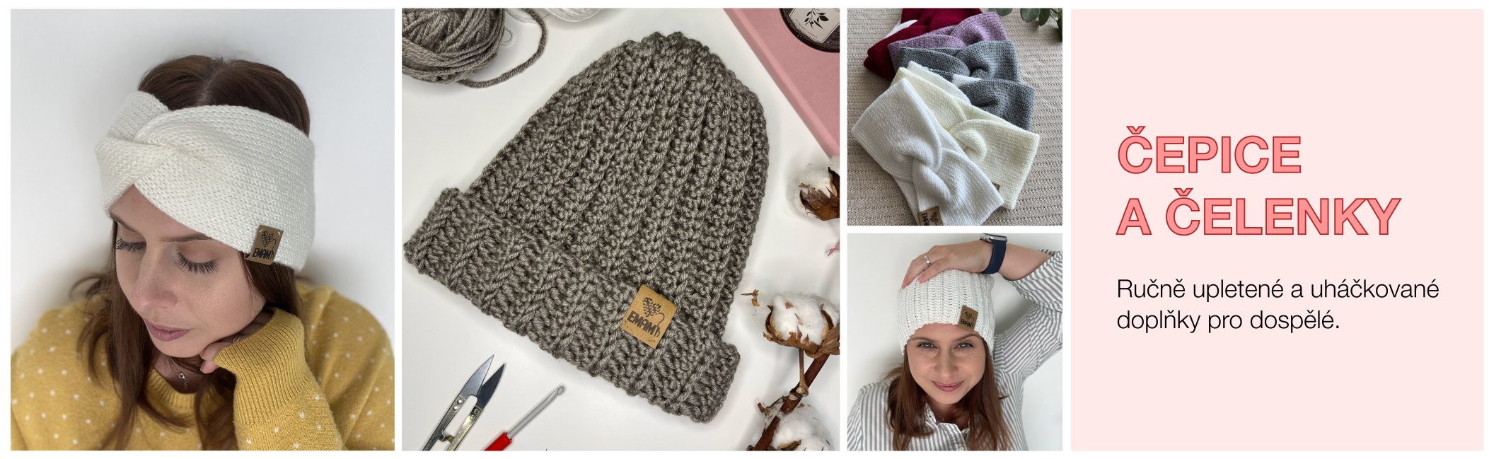 Čepice a čelenky