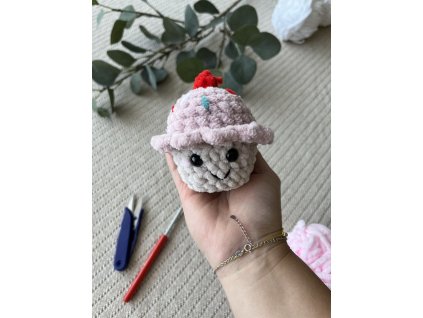 Háčkovaný muffin