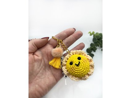 háčkovaná klíčenka