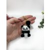 Háčkovaná klíčenka - panda