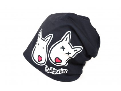 cepice dve hlavy grey