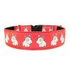 Obojek BULIK BÍLÝ - Collar BULLIE WHITE (4 CM)