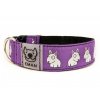 Obojek BULIK BÍLÝ - Collar BULLIE WHITE (4 CM)