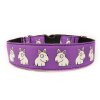 Obojek BULIK BÍLÝ - Collar BULLIE WHITE (4 CM)