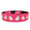 Obojek BULIK BÍLÝ - Collar BULLIE WHITE (4 CM)