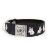 Obojek BULIK BÍLÝ - Collar BULLIE WHITE (4 CM)