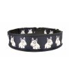 Obojek BULIK BÍLÝ - Collar BULLIE WHITE (4 CM)