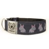 Obojek BULIK ČERNÝ - Collar BULLIE BLACK (4 CM)