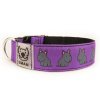 Obojek BULIK ČERNÝ - Collar BULLIE BLACK (4 CM)